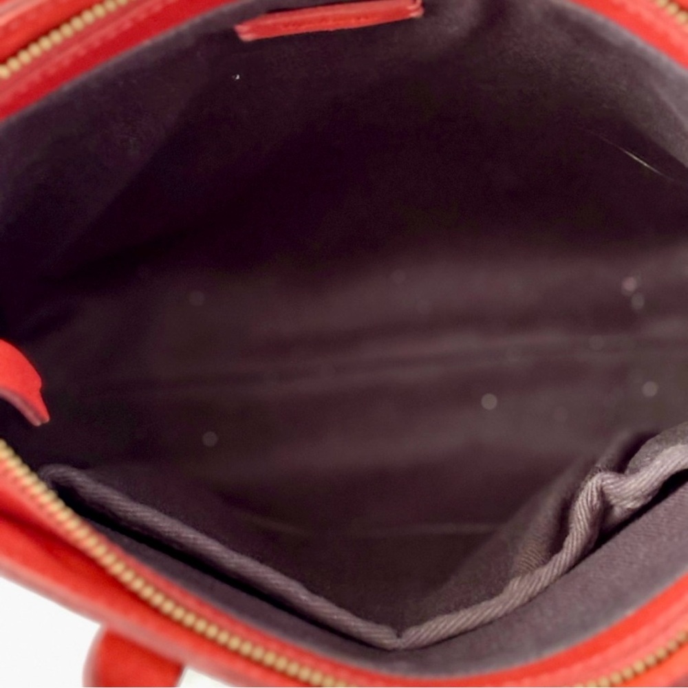 Madewell The Zip Top Transport Crossbody In Red - Picture 3 of 5